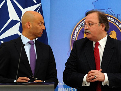 NATO vows not to meddle into Russian-Georgian relations