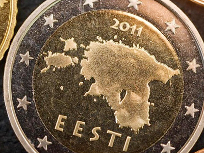 Estonia’s new euro coin “changes” border with Russia