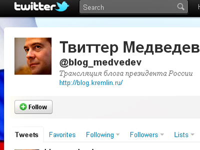 Medvedev’s false blog conducts opinion poll