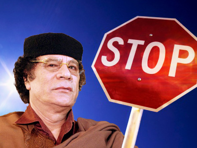 Gaddafi barred from entering Russia