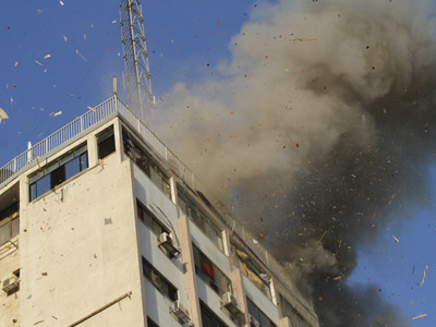 Russian FM calls for Israel-Hamas ceasefire following attacks on Gaza media center