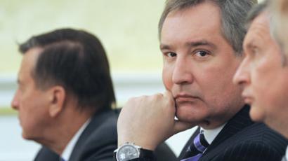 Russian Deputy Prime Minister Dmitry Rogozin before a meeting of the Government Presidium, at the Government House. (RIA Novosti/Yana Lapikova)