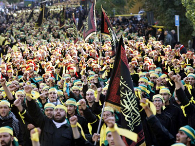 Hezbollah rallies in wake of Lebanese government collapse