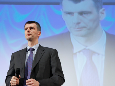 Prokhorov puts Khodorkovsky pardon on presidential agenda