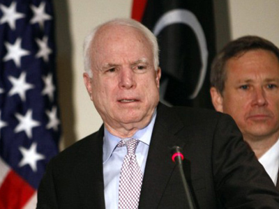McCain’s Moscow broadside earns Russian riposte