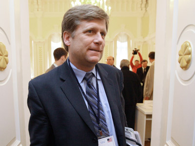 McFaul receives Russian rights activists at first meeting as US ambassador