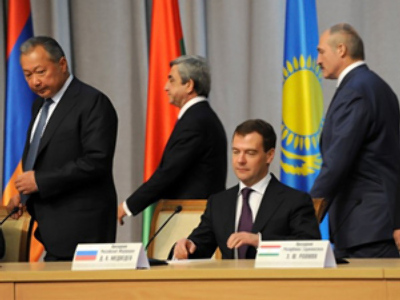 Medvedev satisfied with interstate integration on post-Soviet space