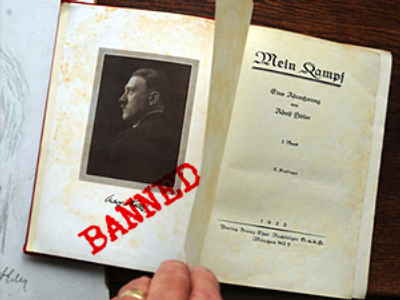 Hitler’s book banned as extremist