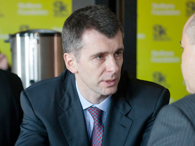 Mikhail Prokhorov eager to exchange business for politics