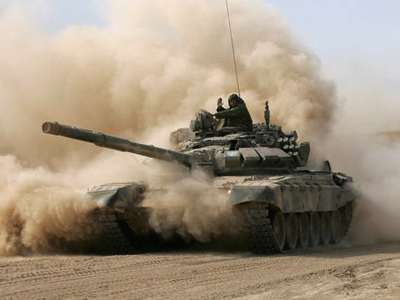 Russia and Ukraine revive war games