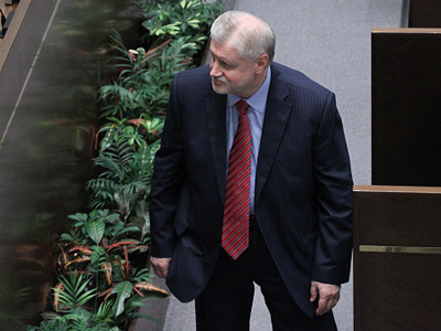 Ex-speaker of upper house heads Fair Russia’s faction in State Duma