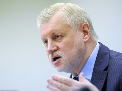 Fair Russia candidate predicts Putin win in first round