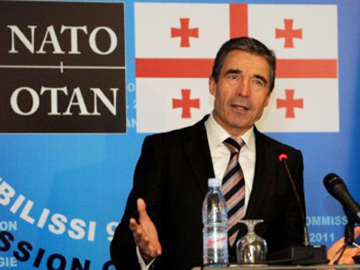 Push on or push off, NATO tells Georgia