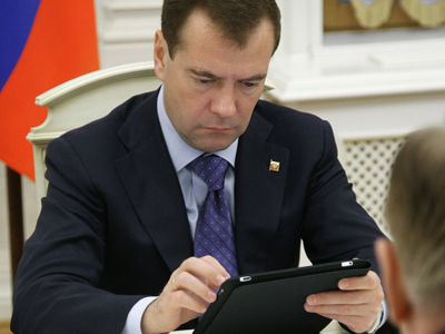 Medvedev’s interview entrapped in the Net
