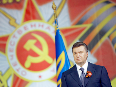 President Yanukovich blasts West Ukrainian city for ignoring Victory Day