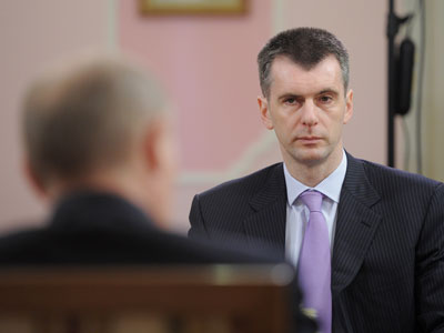 prokhorov moscow mayor chair eyes report mikhail rt politics novosti ria druzhinin