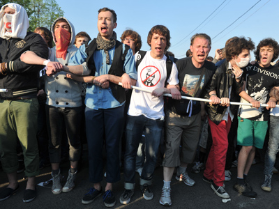 Protest to go ahead on Russia day ‘regardless of permission’