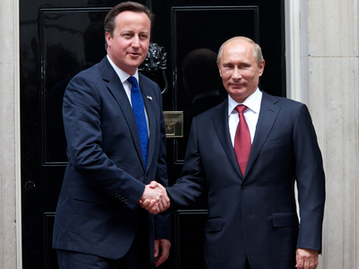 Putin and Cameron take gold medal for diplomacy in London