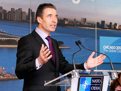 Rasmussen rules out NATO base for Russia