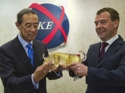 Russia and China power ahead into the future - together