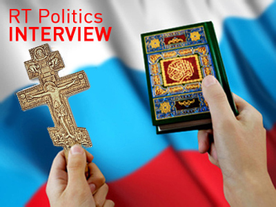 "People who contrast Christianity with Islam seek to divide Russia"