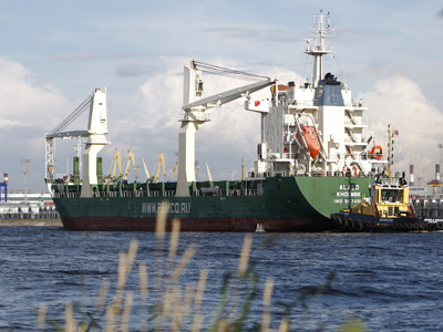 The Alaed cargo vessel was stopped in UK waters under suspicion that it was carrying Russia-made helicopters to Syria. (RIA Novosti / Vadim Zhernov)