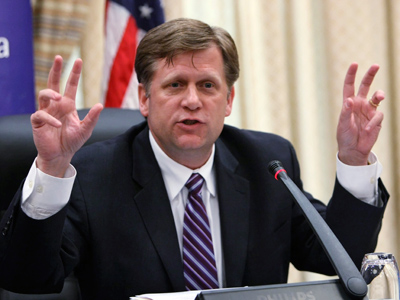 Experts reserved as US sends 'reset architect' to Moscow