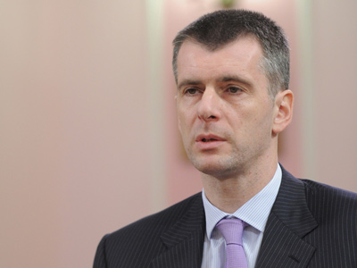 Prokhorov still considered oligarch, not politician