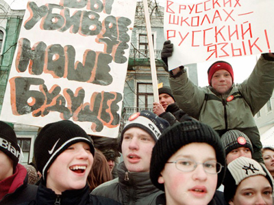 Activists want Russian language to have official status in Latvia
