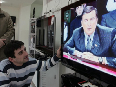 Saakashvili spouts off on live TV