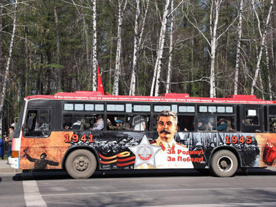 Stalin to make comeback on Victory Bus