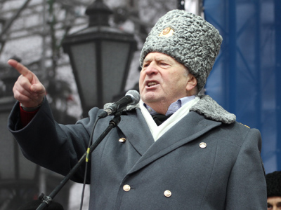 Zhirinovsky predicts war, promises prison for opponents
