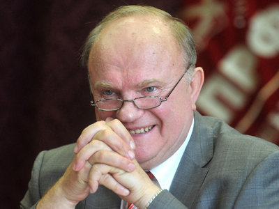 Gennady Zyuganov (RIA Novosti / <b>Alexander Utkin</b>) - zyuganov-gennady