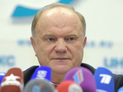 Zyuganov slams rivals for recognizing Putin win