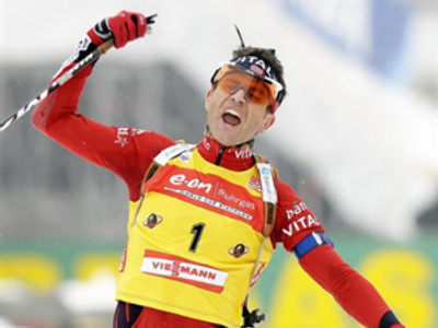 Berger and Björndalen victorious at home