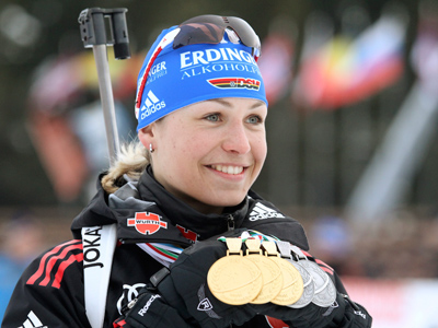 Biathlon queen announces end of sporting career