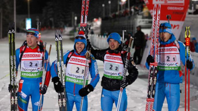 Italy push Russia into second place at biathlon World Cup ...