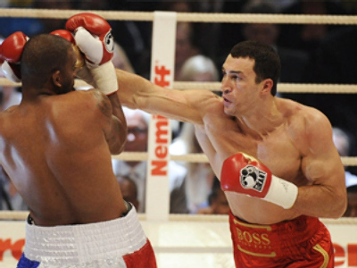 Boxing champ Klitschko defends his title