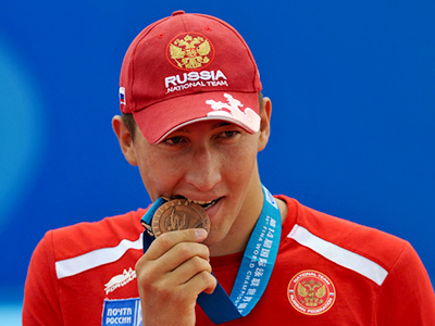 Russian open-water swimmer claims bronze at 10km event in Shanghai