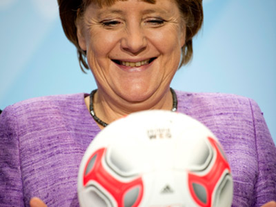 Chancellor Merkel urges gay footballers to come out