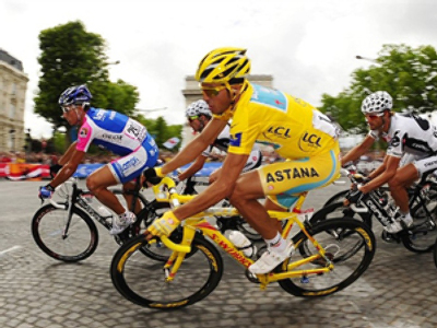 Contador suspended after failing doping test