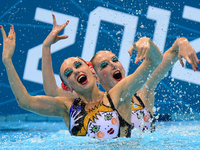 Sync swimmers Ishchenko and Romashina prove Olympic class