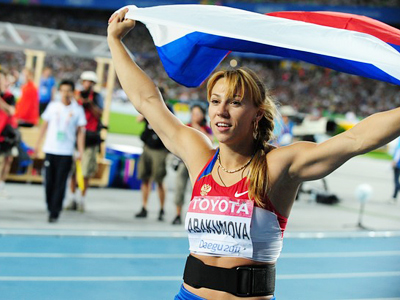 Russia’s javelin queen grabs gold and championships record in Daegu