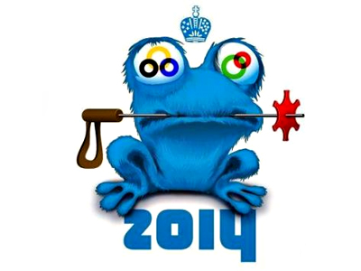Mock mascot Zoich masterminded by Sochi 2014 organizers