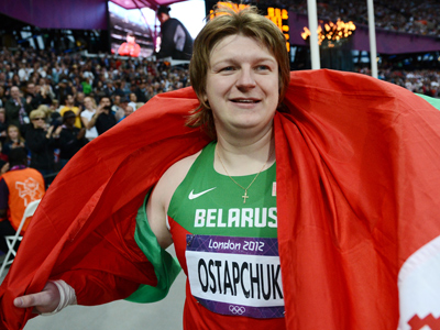 Belarus shot putter Ostapchuk stripped of Olympic gold