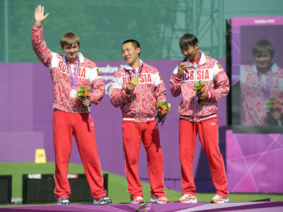 Russian archers sweep Paralympic podium