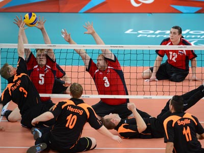 Russian Paralympians under fire in London