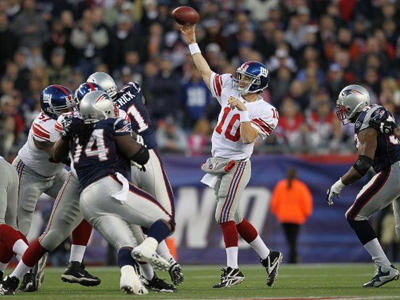 Patriots and Giants to wrangle for Super Bowl
