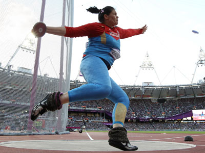 Pishchalnikova misses out on discus throw gold