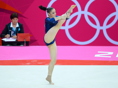 Mustafina takes third in floor exercise